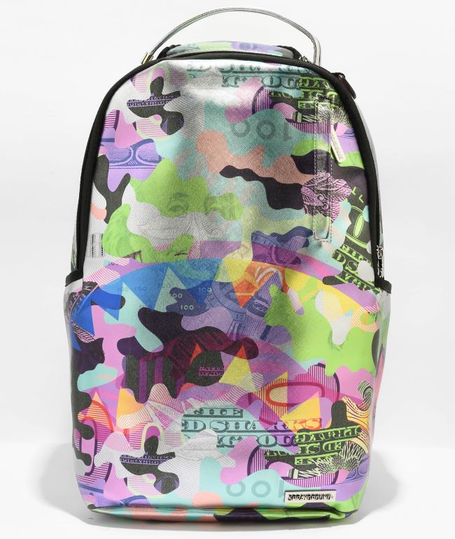 Sprayground Unisex Crazy Shark Split DLXSV W/ Removable Eyes Backpack  910B5357NSZ Multicolor