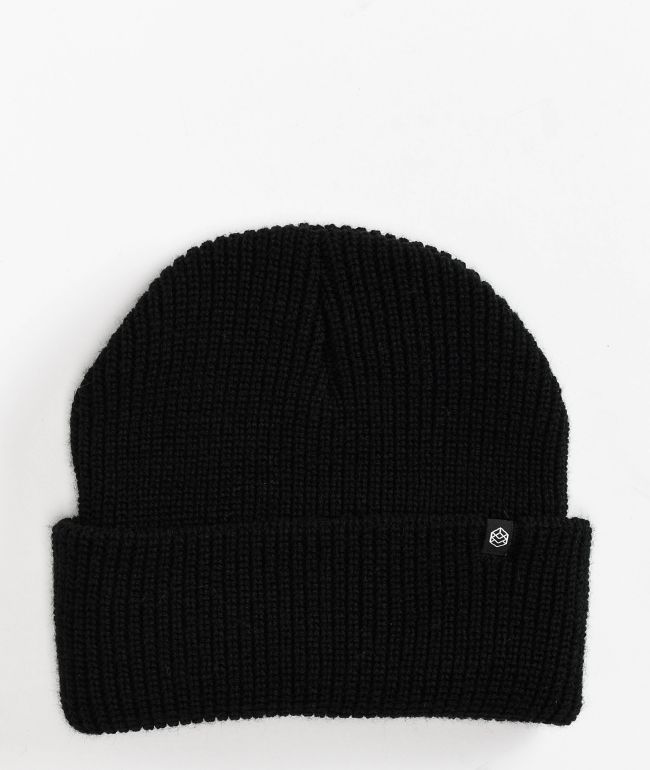 A-Lab Fuzzy Feline Black Beanie | Zumiez