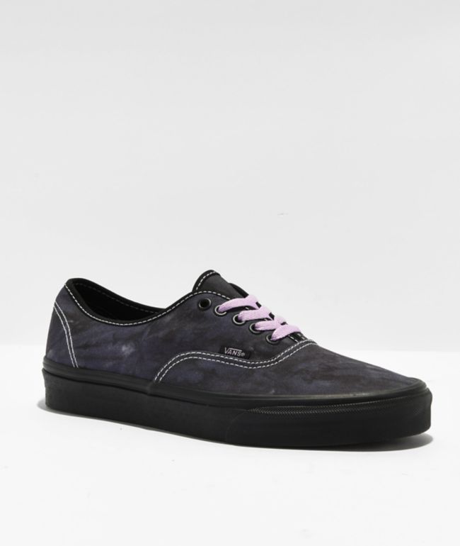 Vans Authentic Black Canvas Skate Shoes | Zumiez