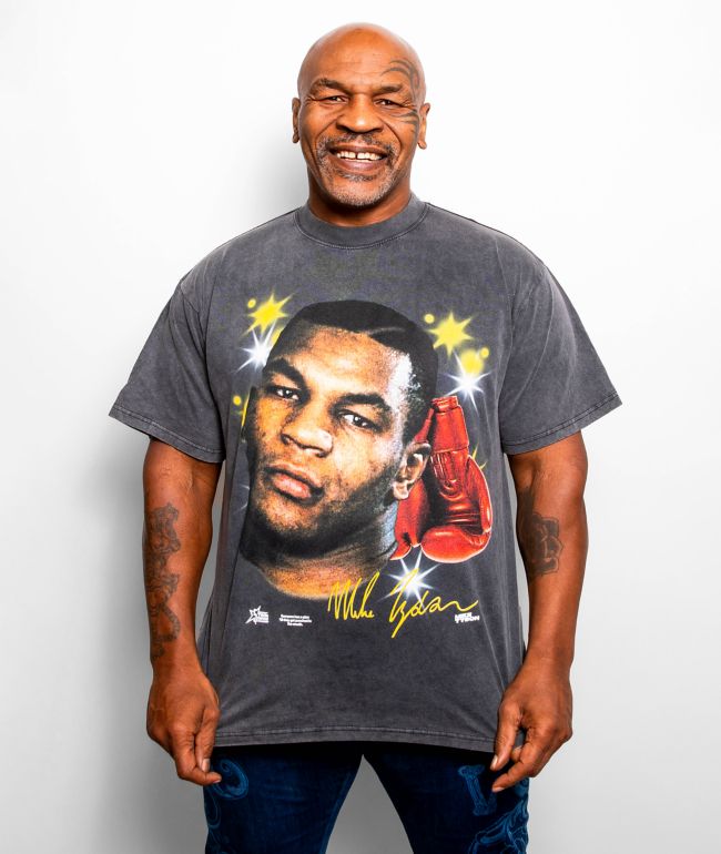 Mike Tyson Rolling Pigeons Black Long Sleeve T-Shirt | Zumiez