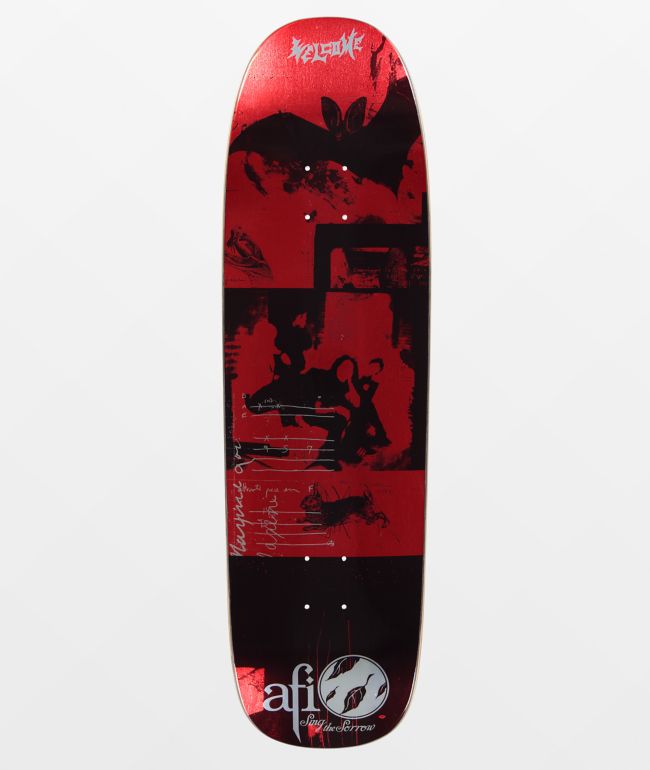 Welcome x AFI Sing The Sorrow On Golem 9.25" Skateboard Deck - Welcome Skateboards