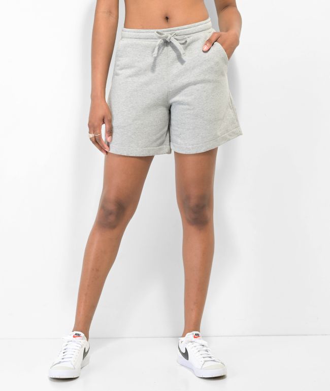 Nike Heather Gray Fleece Sweat Shorts 843520-063 Mens M FLAWS