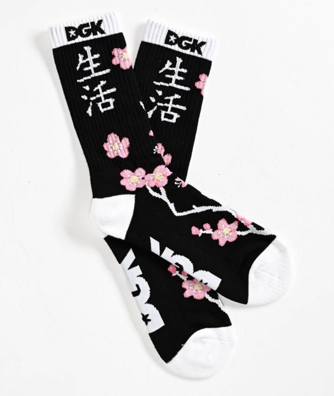 DGK Zen Black Crew Socks - DGK