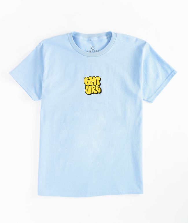 | x T-Shirt HUF Blue Girl Springwood Light Zumiez