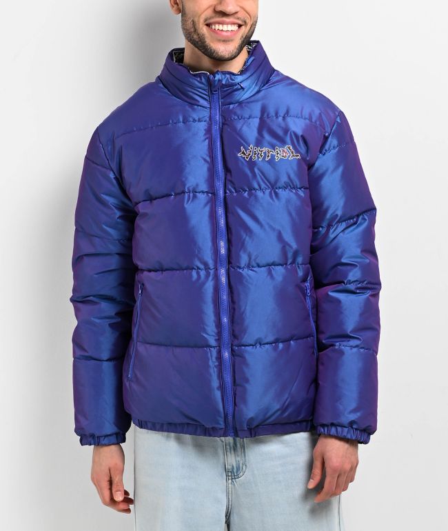 Airblaster Freedom Magenta Terry 10K Anorak Snowboard Jacket