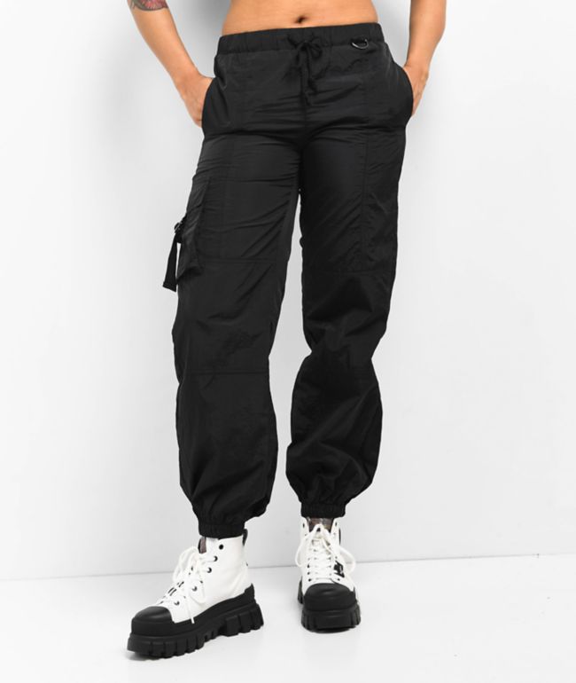 Fivestar General Balloon Low Rise Black Cargo Pant - Fivestar