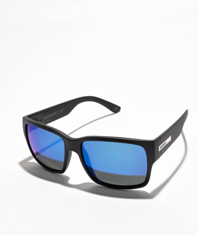 Ray-Ban Justin Black & Blue Mirror Sunglasses