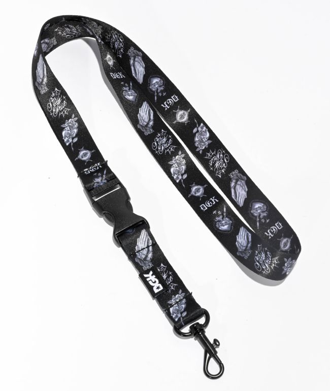 DGK Stay True Black Lanyard - DGK