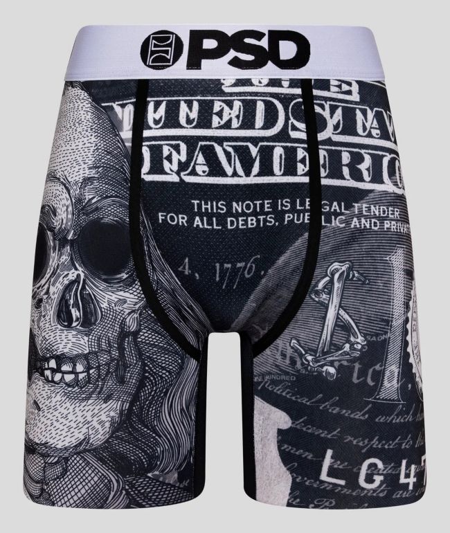 PSD 100 Roses Money Hundreds Dollars Bills Boxers Briefs Underwear