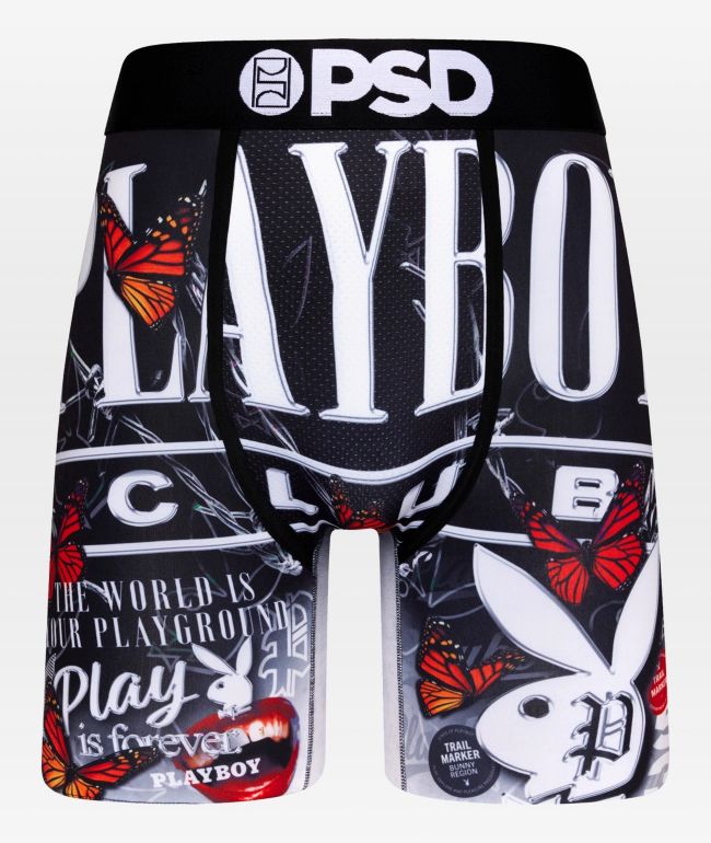 PSD x Playboy Anime Bunny Black Boxer Briefs