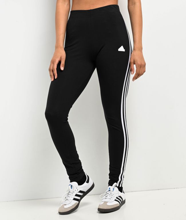 adidas Adicolor Classics 3 | Black Stripe Zumiez Leggings