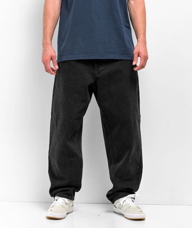 Empyre Loose Fit Black Corduroy Skate Pants