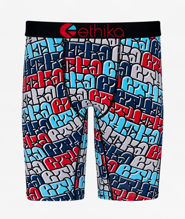 Ethika Kids Sky Luxe Blue Boxer Briefs