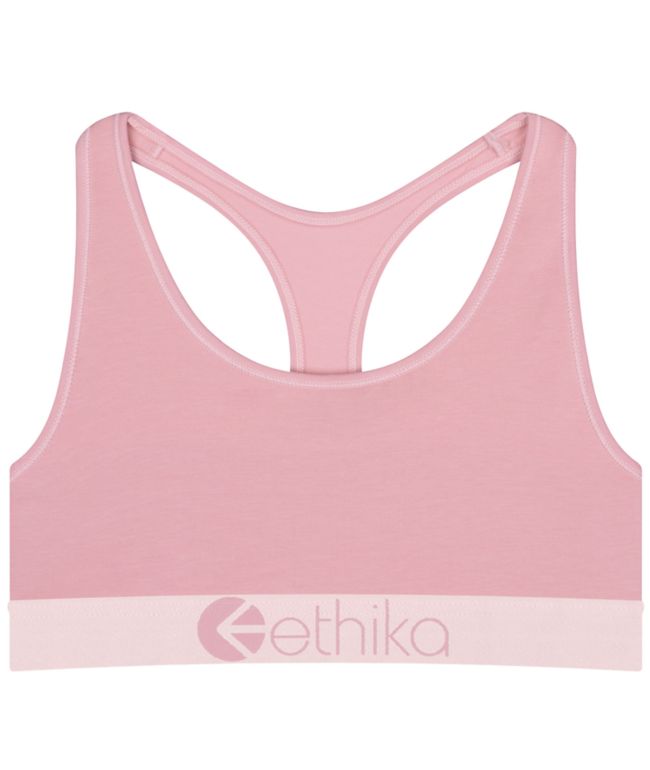 Ethika Mountain Fog Grey Sports Bra
