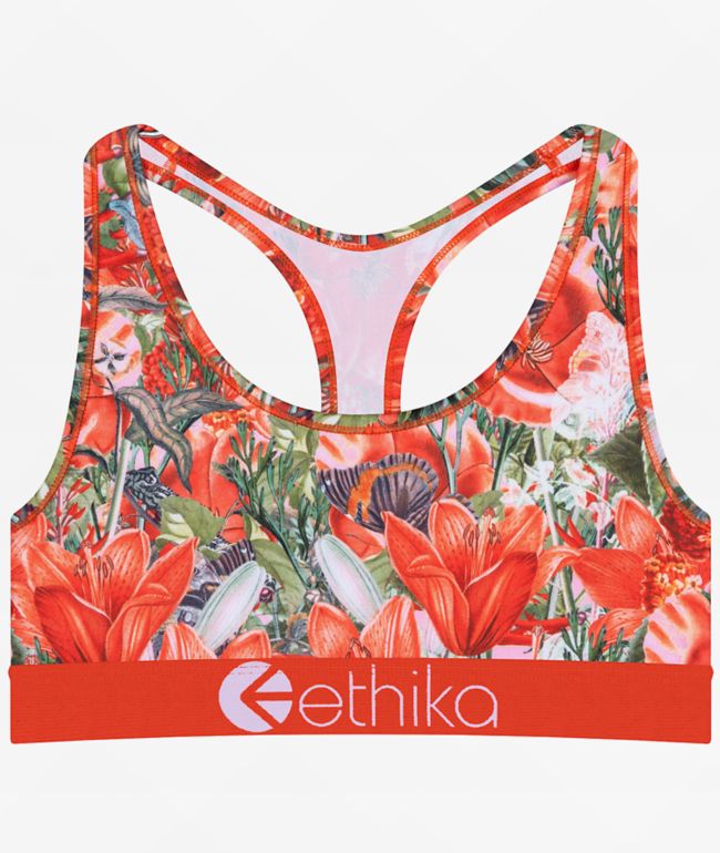 Quick Drying Sports Bra in Peach Blossom