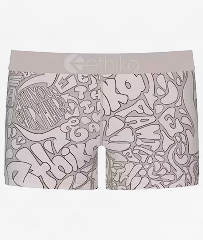 Ethika Jammin Beige Boyshort Underwear