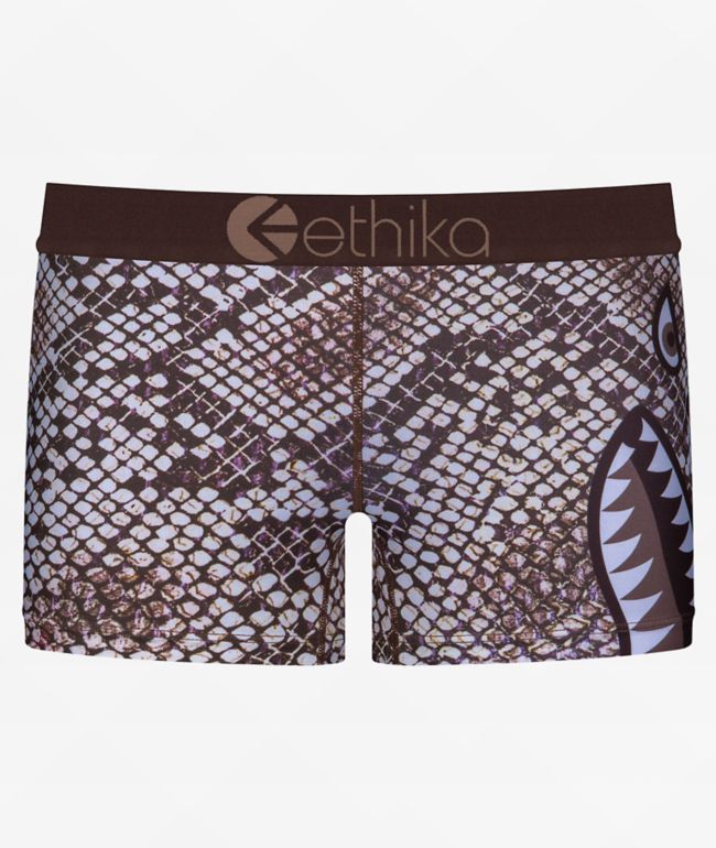 Ethika Womens Ethika BMR Mocha Rose Shorts - Womens Cream/Cream Size XL