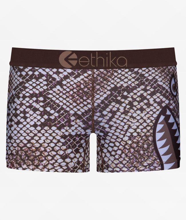 Ethika Womens Ethika BMR Mocha Rose Shorts - Womens Cream/Cream