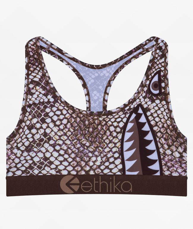 Ethika Neo Blue Garden Sports Bra