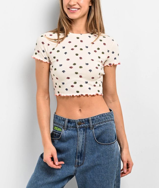 JUICY COUTURE★Retro neon print cropped T-shirt JC293 Amazon.com: Juicy Couture Girls' Short Sleeve Cotton Graphic