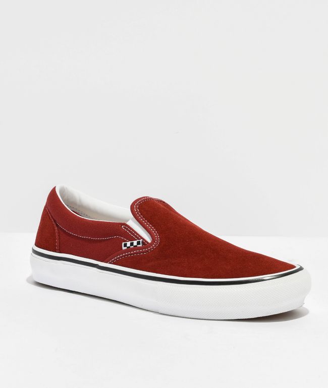 Vans Authentic Bossa Nova Red Skate Shoes