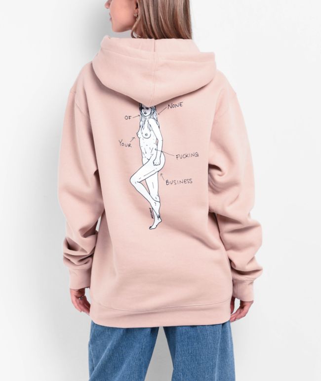 Chalk pink champion hoodie hotsell