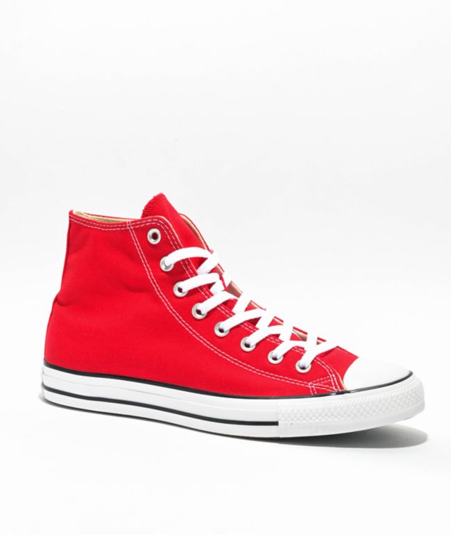 Converse Chuck Taylor All Star Pro Mid Red Skate Shoes Zumiez