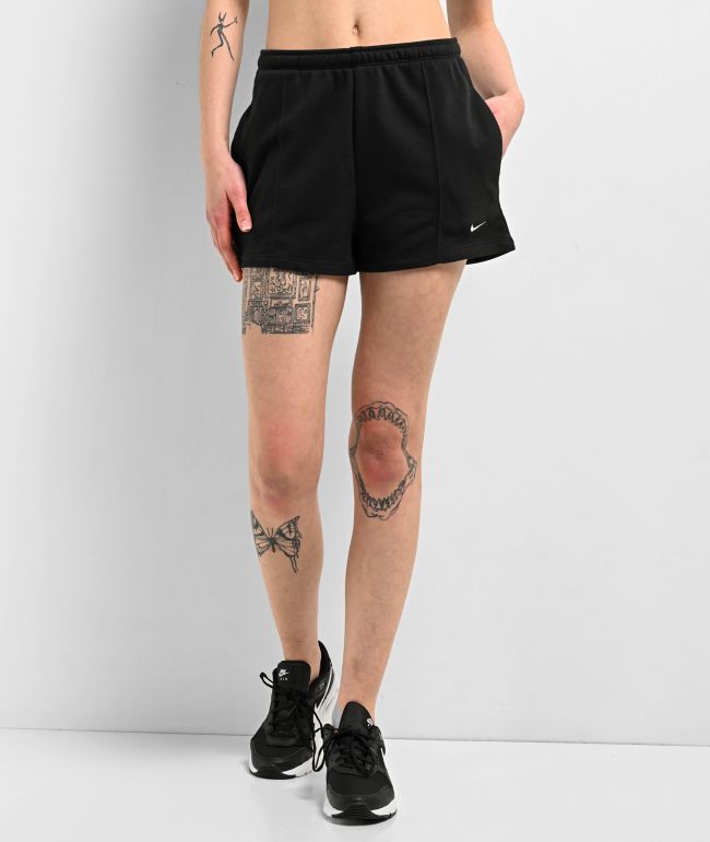 Nike Sportswear Phoenix Fleece Black Sweat Shorts