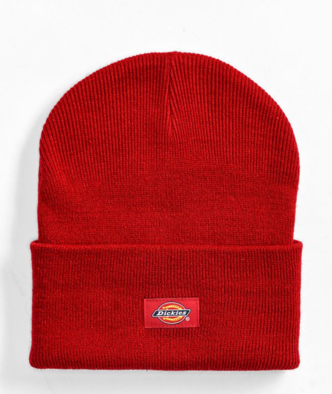 Red store dickies beanie