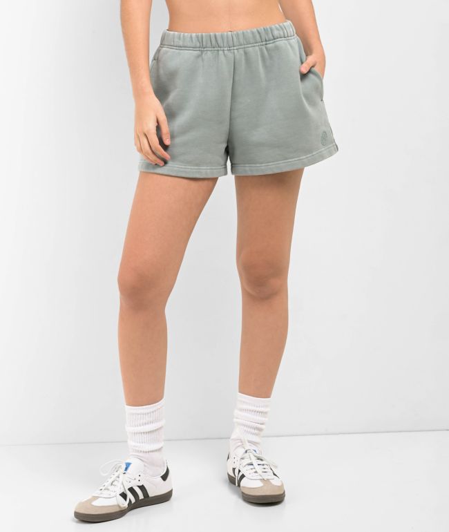 Nike Women's Sportswear Club Fleece Grey Shorts - Hibbett