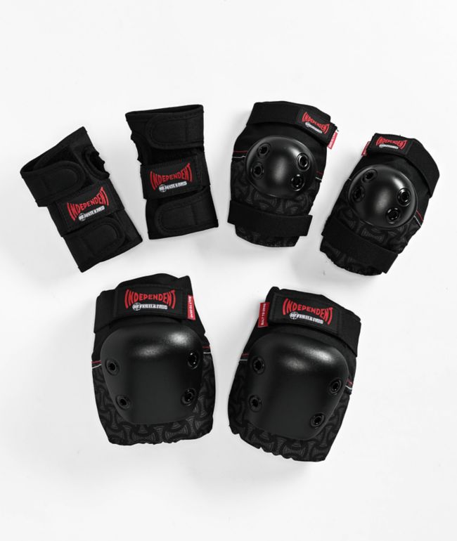 187 Killer x Independent Kids Jr. 3 Pack Black Pad Set