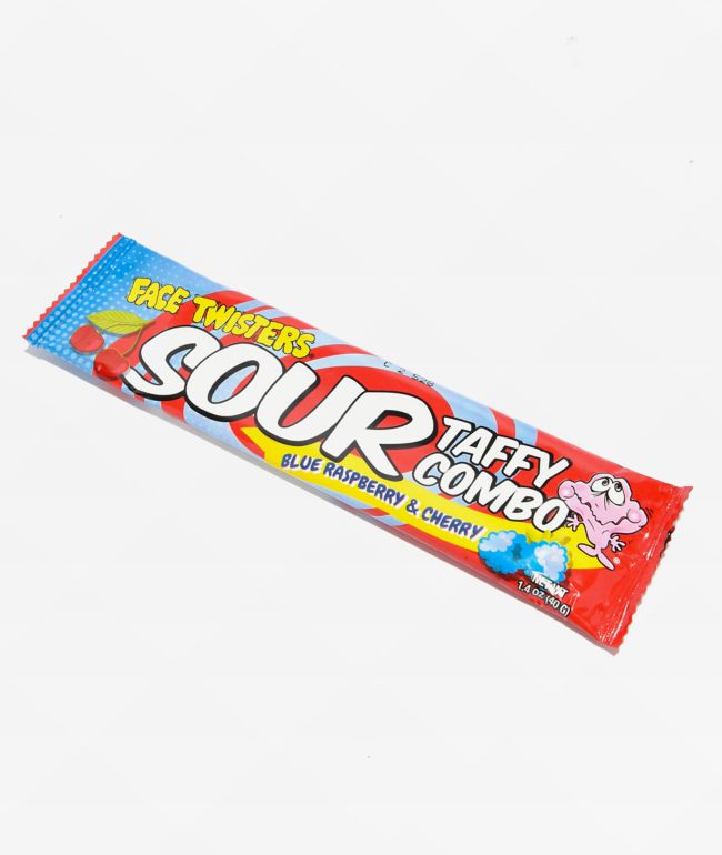 Face Twisters Strawberry & Green Apple Taffy Candy | Zumiez