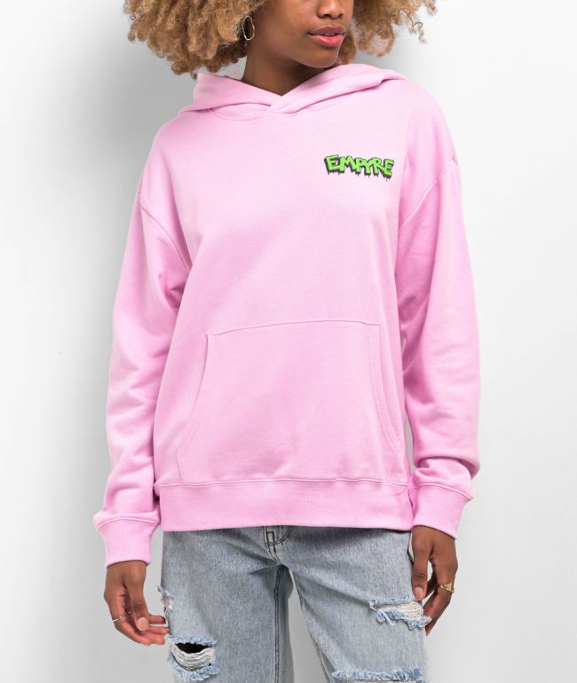 Ninth Hall Fundamentals Rose Boxy Hoodie Zumiez