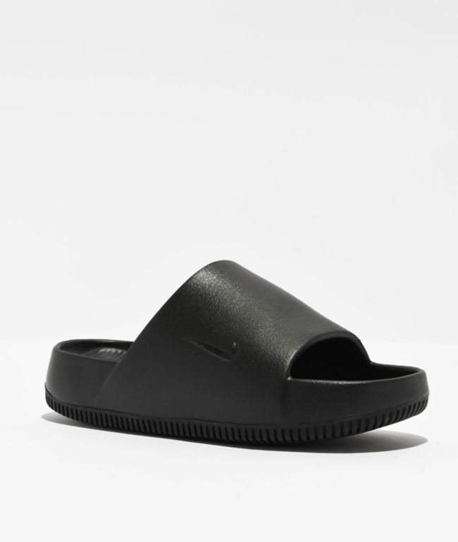 Plain best sale nike slides