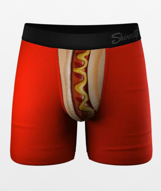 Shinesty Coney Island Hot Dog Ball Hammock Boxer Briefs - Shinesty