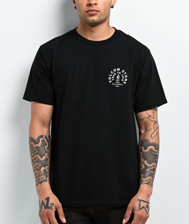 Volcom Tennon Black T-Shirt - Volcom