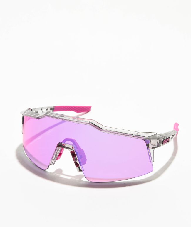 100% x Bora - hansgrohe Speedcraft SL Team Gloss Metallic u0026 Matte White  Sunglasses | Zumiez