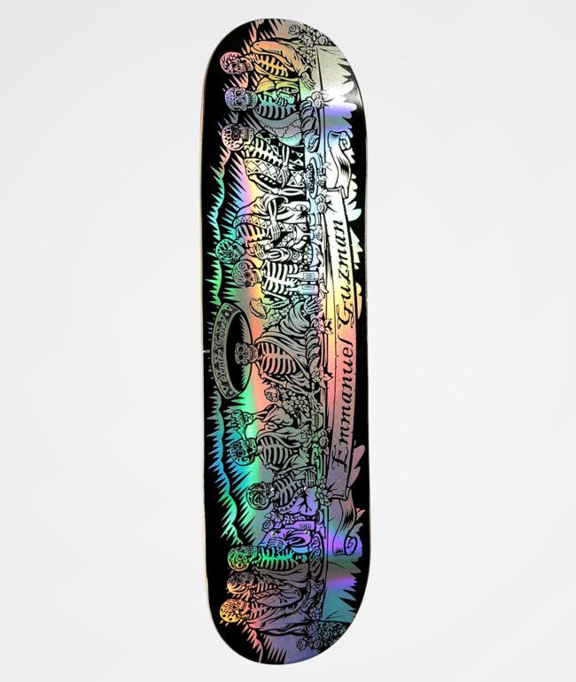 Santa Cruz Guzman 20 Years Dining With The Dead 8.27" Skateboard Deck - Santa Cruz Skate