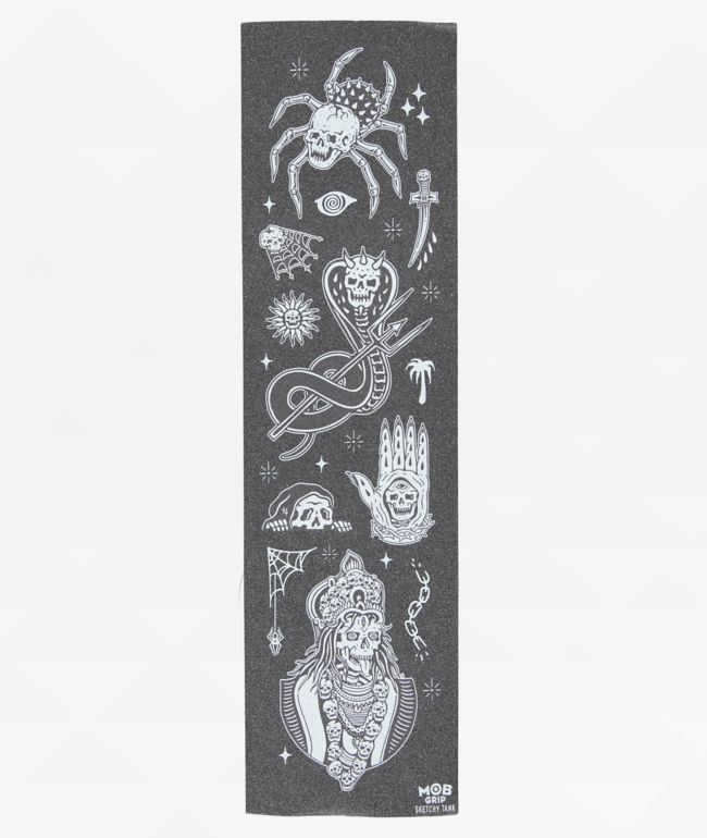Mob x Sketchy Tank Trippy Tanks Black Grip Tape - Mob Grip
