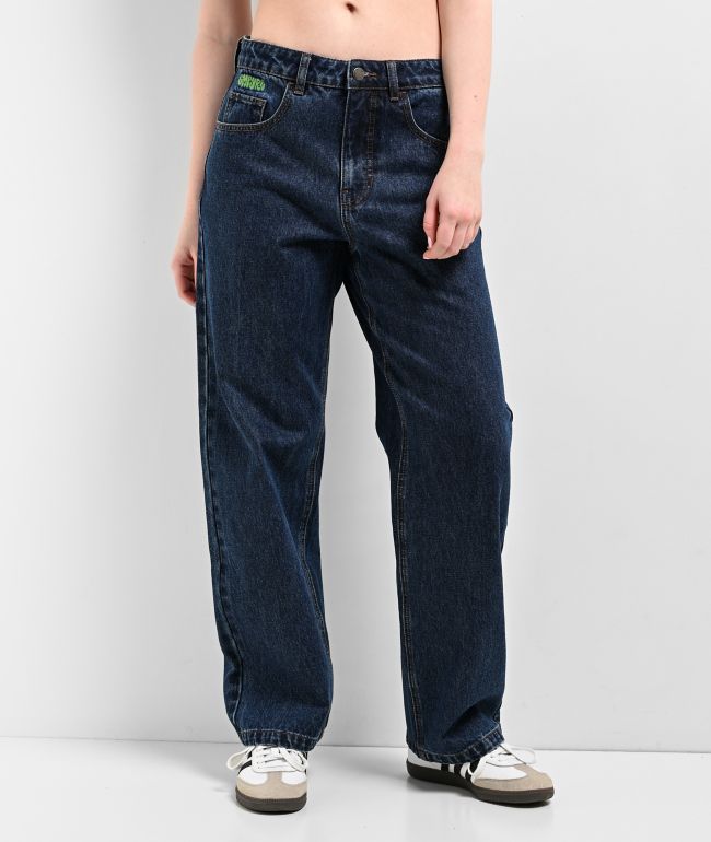 Empyre Loiter Blue Straight Leg Jeans - Empyre