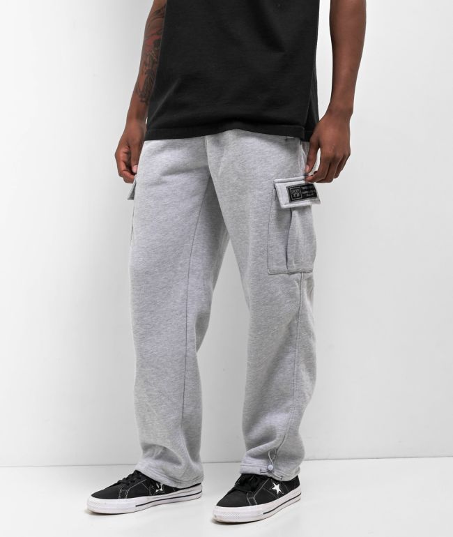 FB County khaki Heavyweight Baggy Cargo Sweatpants