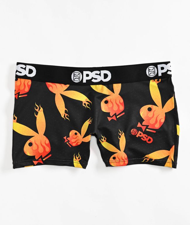 PSD x Playboy Flames Boyshort Underwear - PSD Underwear