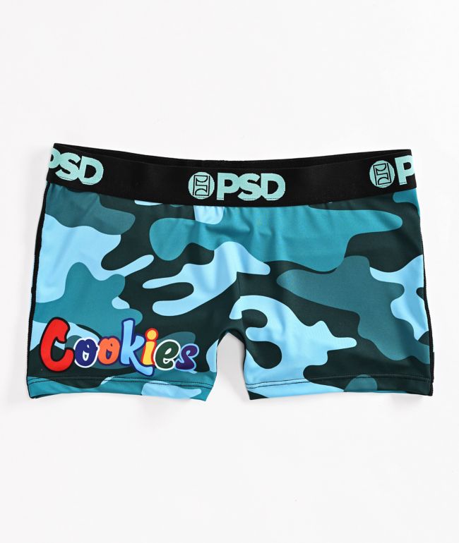 PSD x Cookies Blue Camo Boyshort Underwear - PSD Underwear