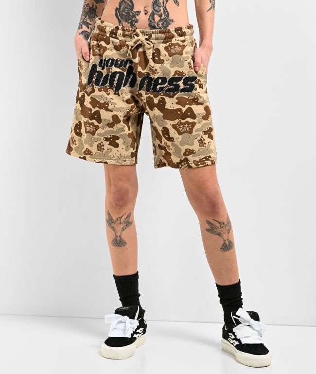 Your Highness OG Desert Camo Sweat Shorts - Your Highness