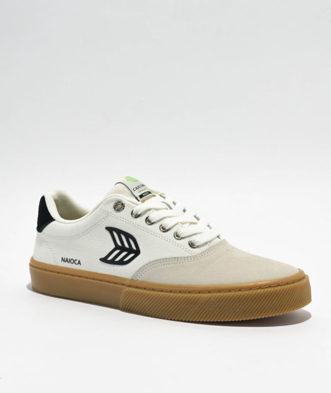 Emerica Cadence White Gum Skate Shoes Zumiez