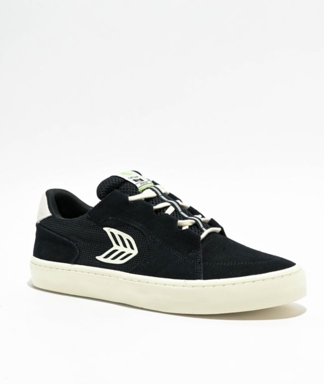 Cariuma Catiba Pro All Black Suede & Ivory Skate Shoes | Zumiez