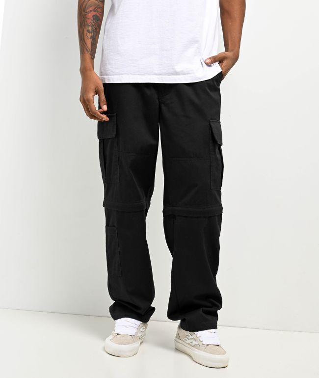 Empyre Loose Fit Black Corduroy Skate Pants