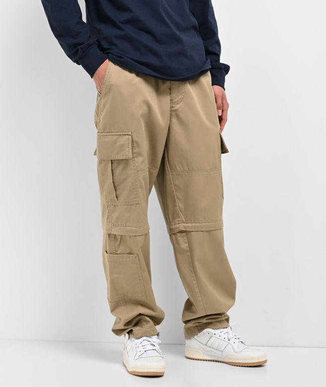 Empyre Loose Fit Sk8 Cargo Pants khaki