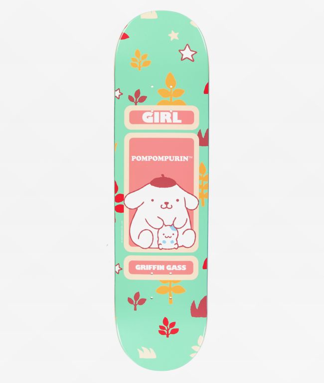 Girl x Hello Kitty and Friends Gass Pompompurin 8.25" Skateboard Deck - Girl