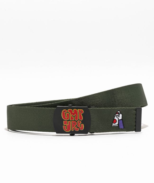 Empyre Pickup Green Web Belt - Empyre